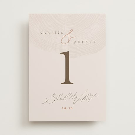 Table Numbers