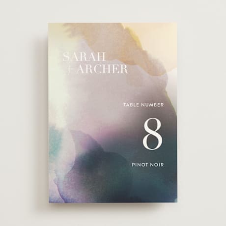 Table Numbers