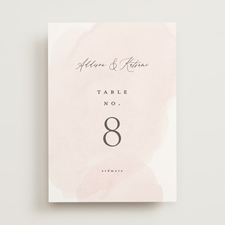 Table Numbers