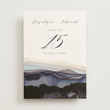 Table Numbers