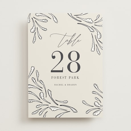 Table Numbers