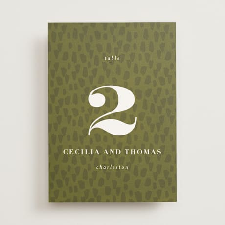 Table Numbers