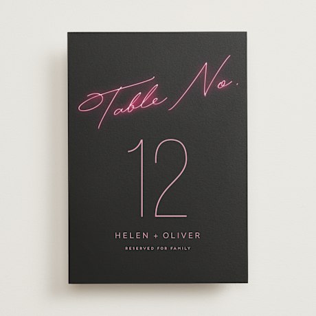 Table Numbers