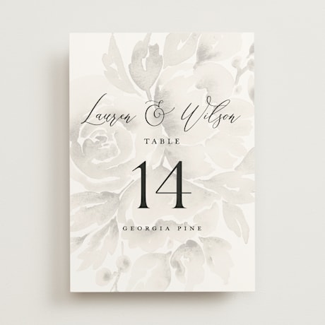 Table Numbers