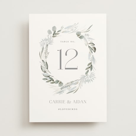 Table Numbers