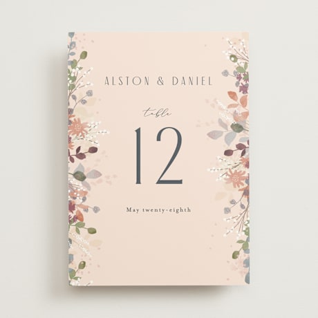 Table Numbers