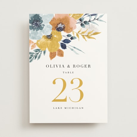 Table Numbers