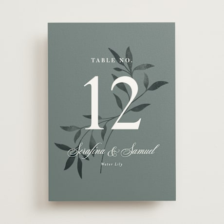 Table Numbers