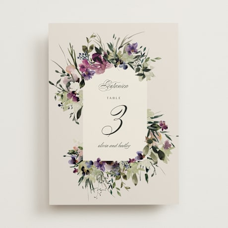 Table Numbers