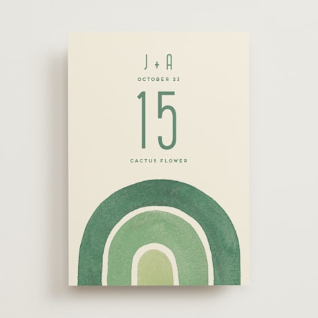 Table Numbers