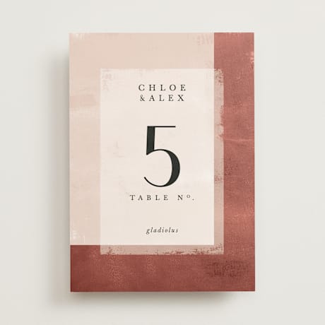 Table Numbers