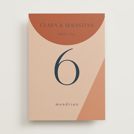 Table Numbers