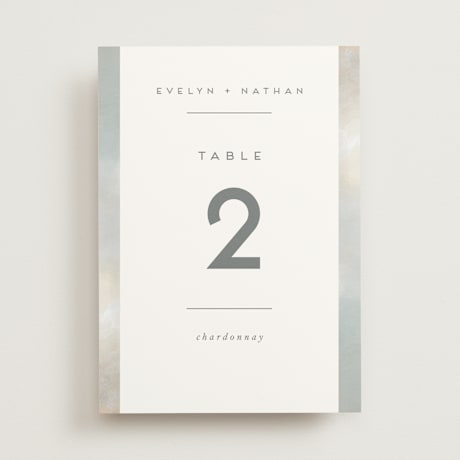 Table Numbers