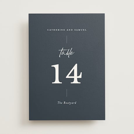 Table Numbers