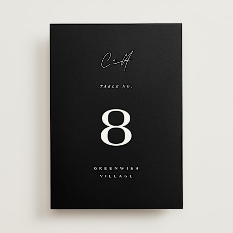 Table Numbers