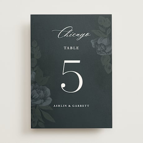 Table Numbers