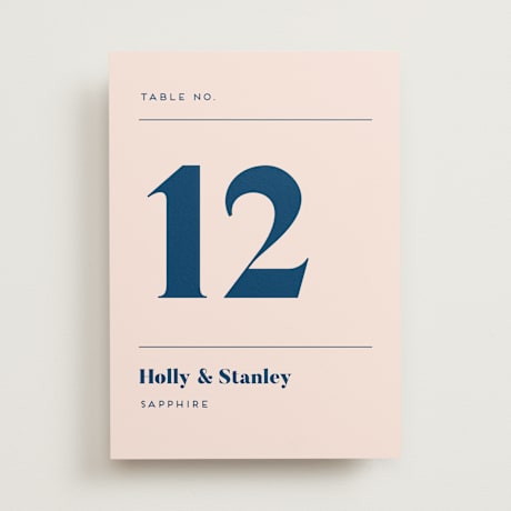 Table Numbers