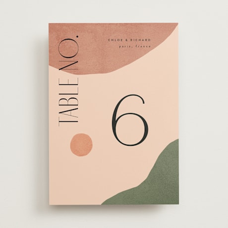 Table Numbers