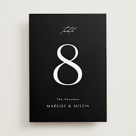 Table Numbers