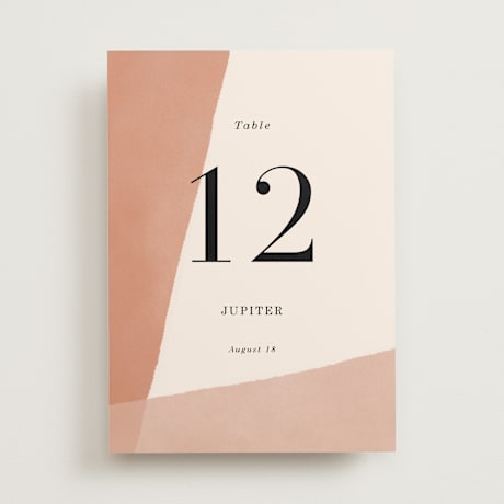 Table Numbers
