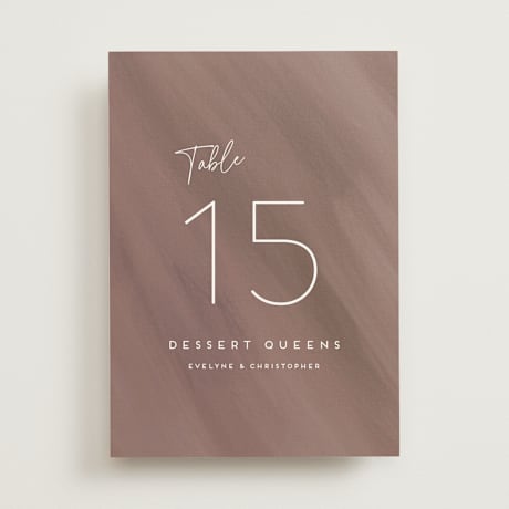 Table Numbers