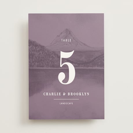 Table Numbers