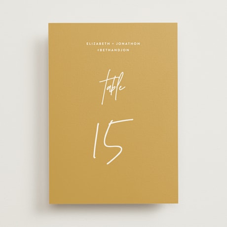 Table Numbers