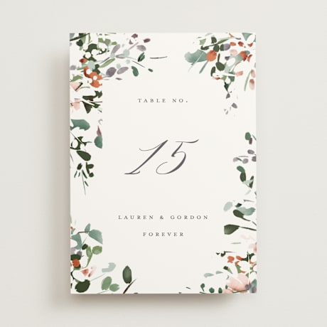 Table Numbers