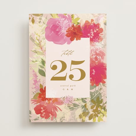 Table Numbers