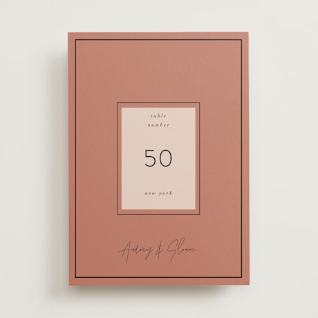 Table Numbers