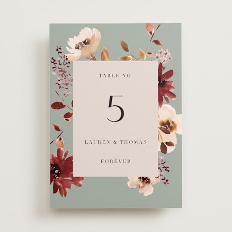 Table Numbers