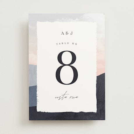 Table Numbers