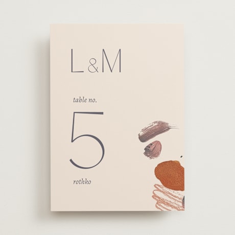 Table Numbers