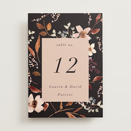 Table Numbers