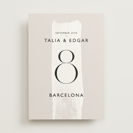 Table Numbers