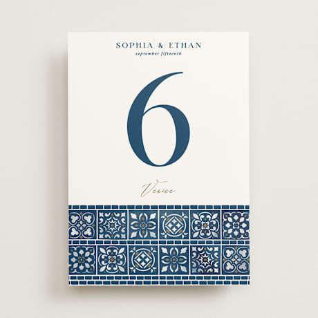 Table Numbers