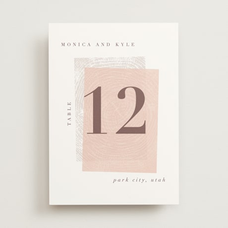Table Numbers