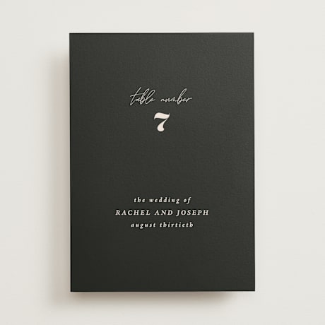 Table Numbers