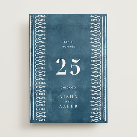 Table Numbers