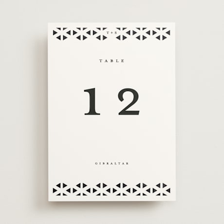 Table Numbers