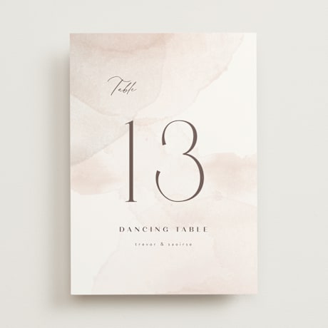 Table Numbers
