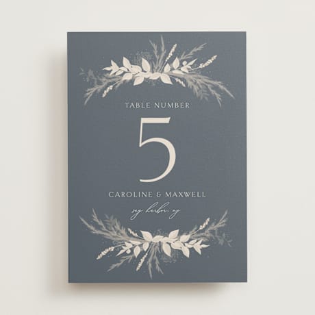 Table Numbers