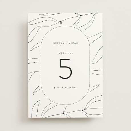 Table Numbers