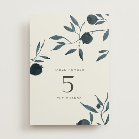 Table Numbers