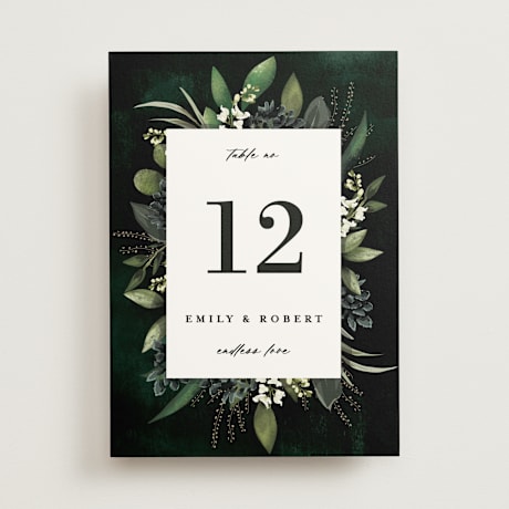 Table Numbers