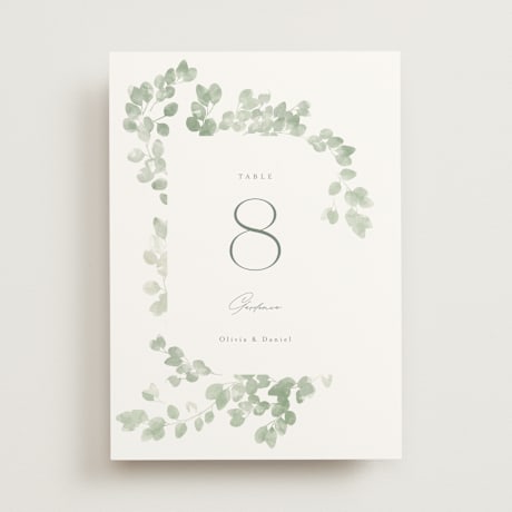 Table Numbers