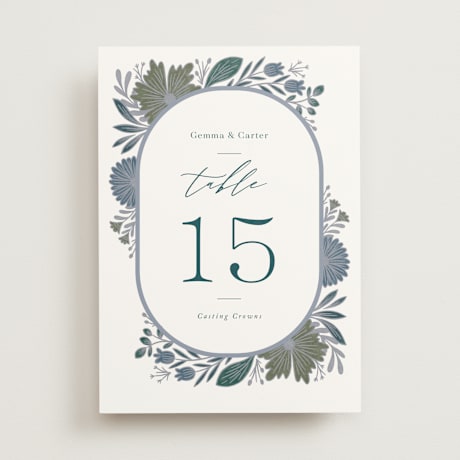 Table Numbers