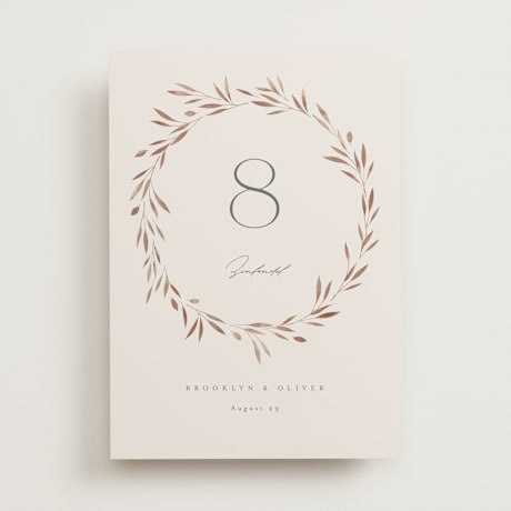 Table Numbers