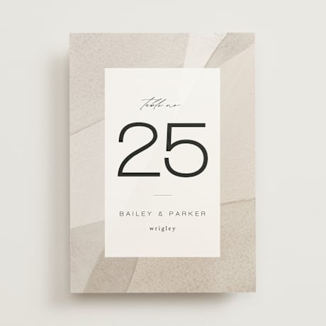 Table Numbers