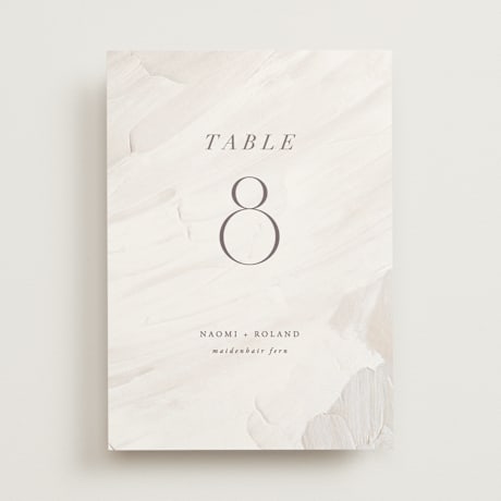 Table Numbers